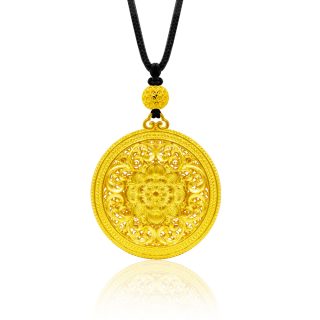 花絲-花開富貴墜