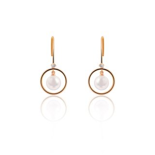 14K幸福搖曳耳環