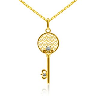 14K幸福之鑰墜