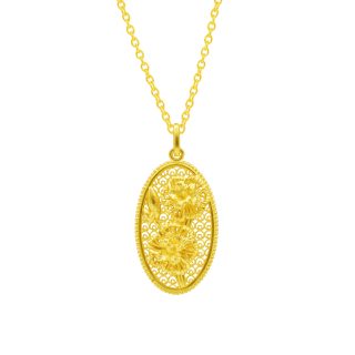 花絲-春日花卉項鍊