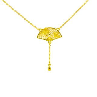 花絲-花舞春風項鍊