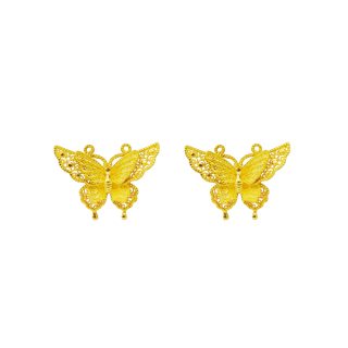 花絲-花蝶展翅耳環