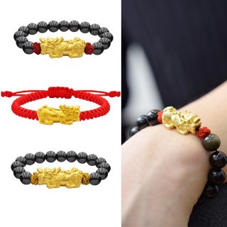 五帝錢貔貅串珠-加大版