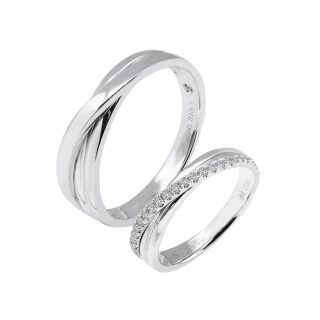 流轉星河(男女鉑金對戒)