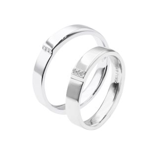 雙生(男女鉑金對戒)